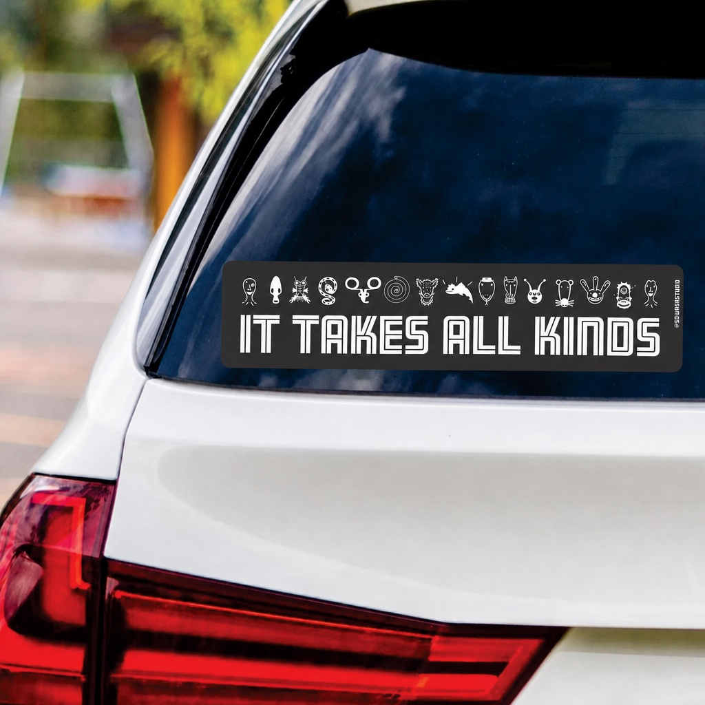 It Takes All Kinds Car Magnet